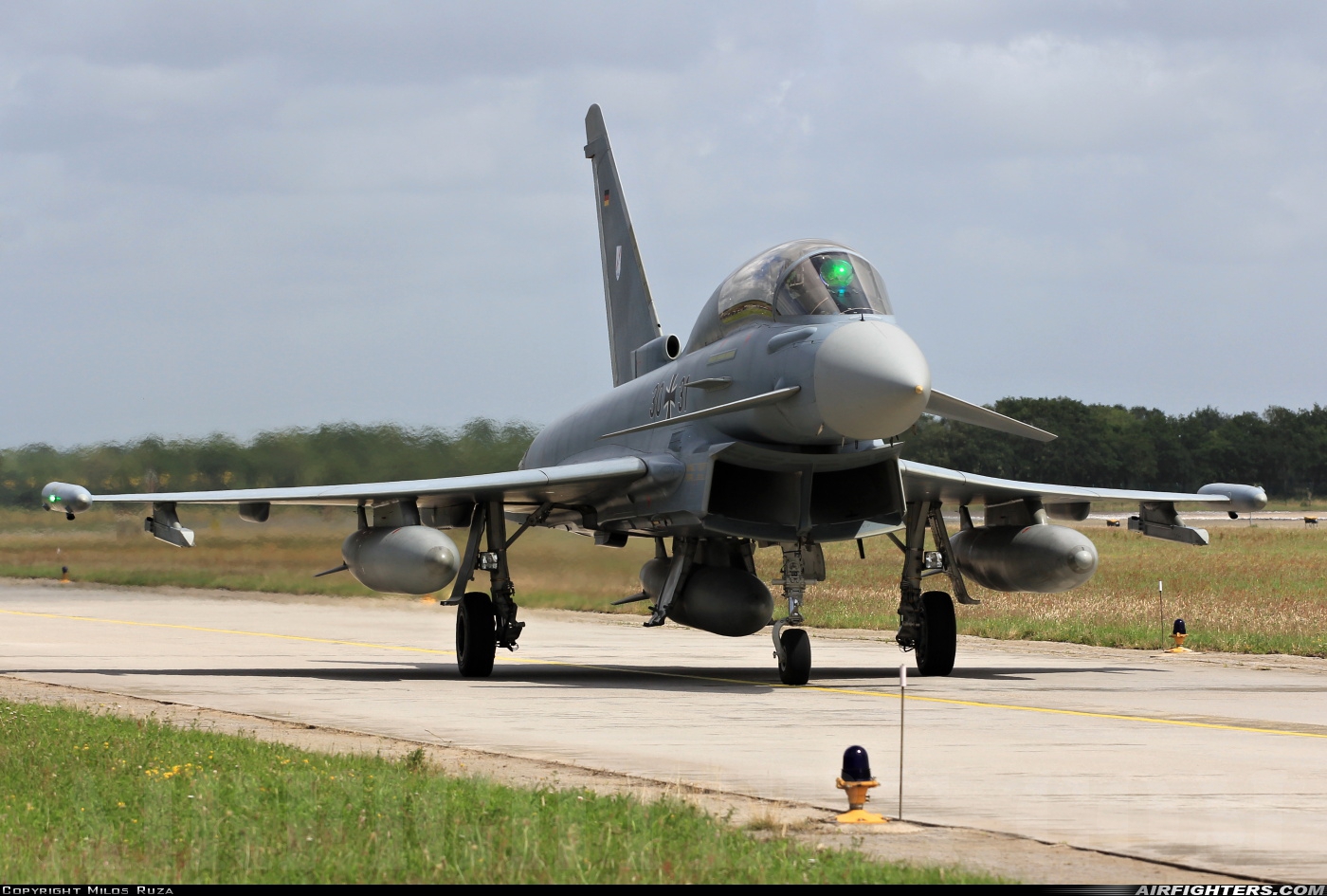 Germany - Air Force Eurofighter EF-2000 Typhoon T 30+31 at Wittmundhafen (Wittmund) (ETNT), Germany