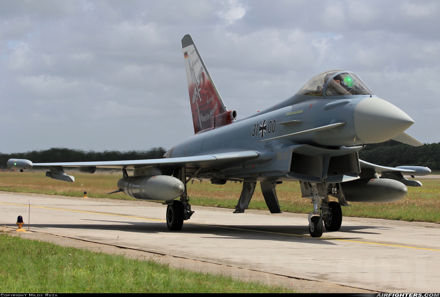 Germany - Air Force Eurofighter EF-2000 Typhoon S 31+00 at Wittmundhafen (Wittmund) (ETNT), Germany
