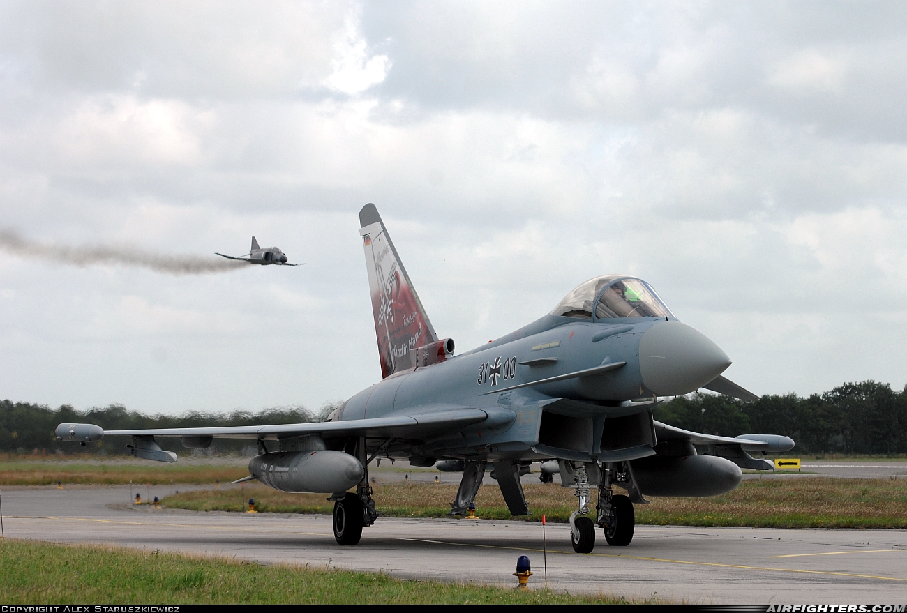 Germany - Air Force Eurofighter EF-2000 Typhoon S 31+00 at Wittmundhafen (Wittmund) (ETNT), Germany