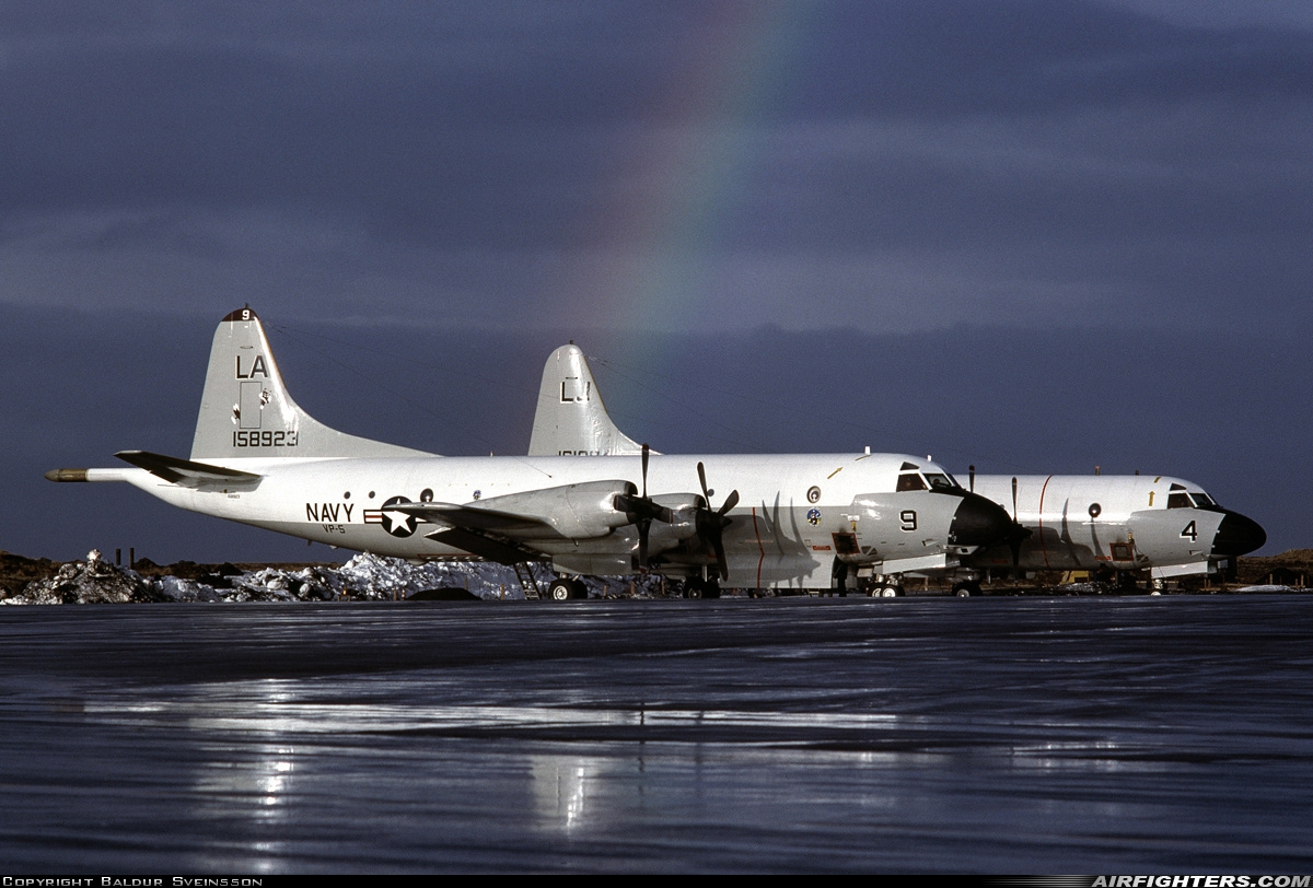 USA - Navy Lockheed P-3C Orion 158923 at Keflavik (KEF / BIKF), Iceland