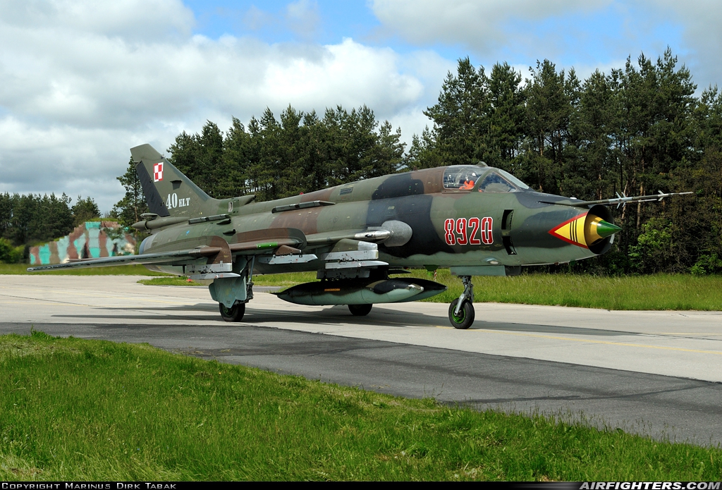 Poland - Air Force Sukhoi Su-22M4 Fitter-K 8920 at Swidwin (EPSN), Poland