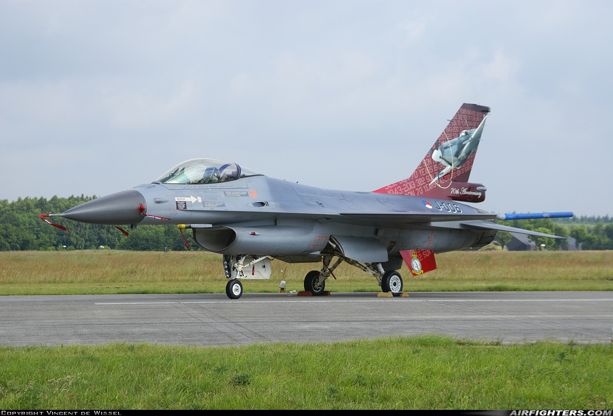 Netherlands - Air Force General Dynamics F-16AM Fighting Falcon J-006 at Uden - Volkel (UDE / EHVK), Netherlands