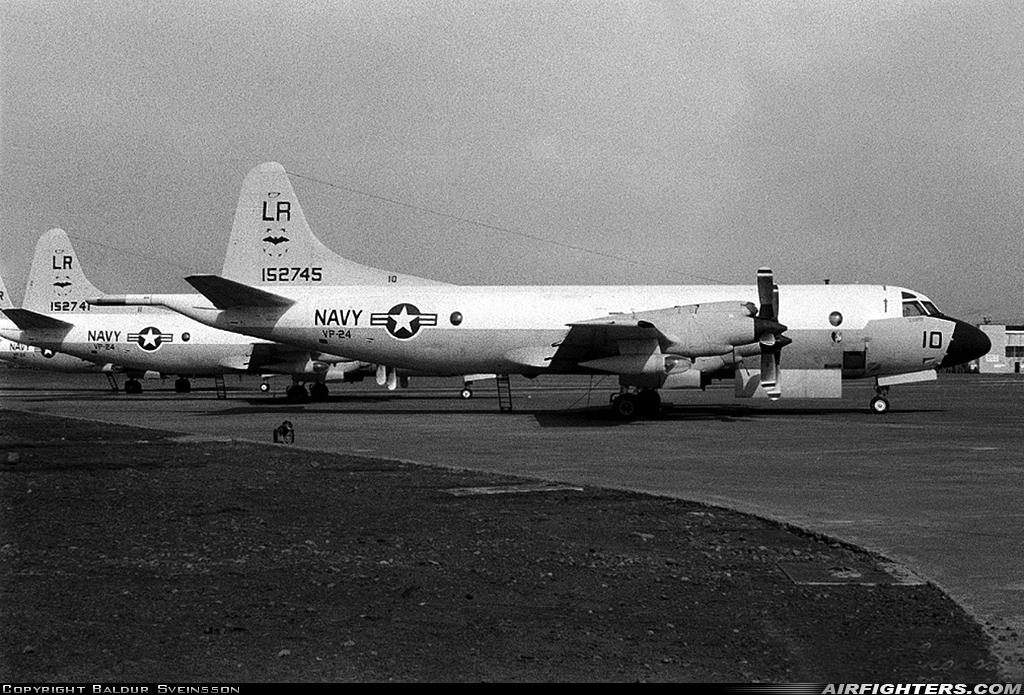 USA - Navy Lockheed P-3B Orion 152745 at Keflavik (KEF / BIKF), Iceland