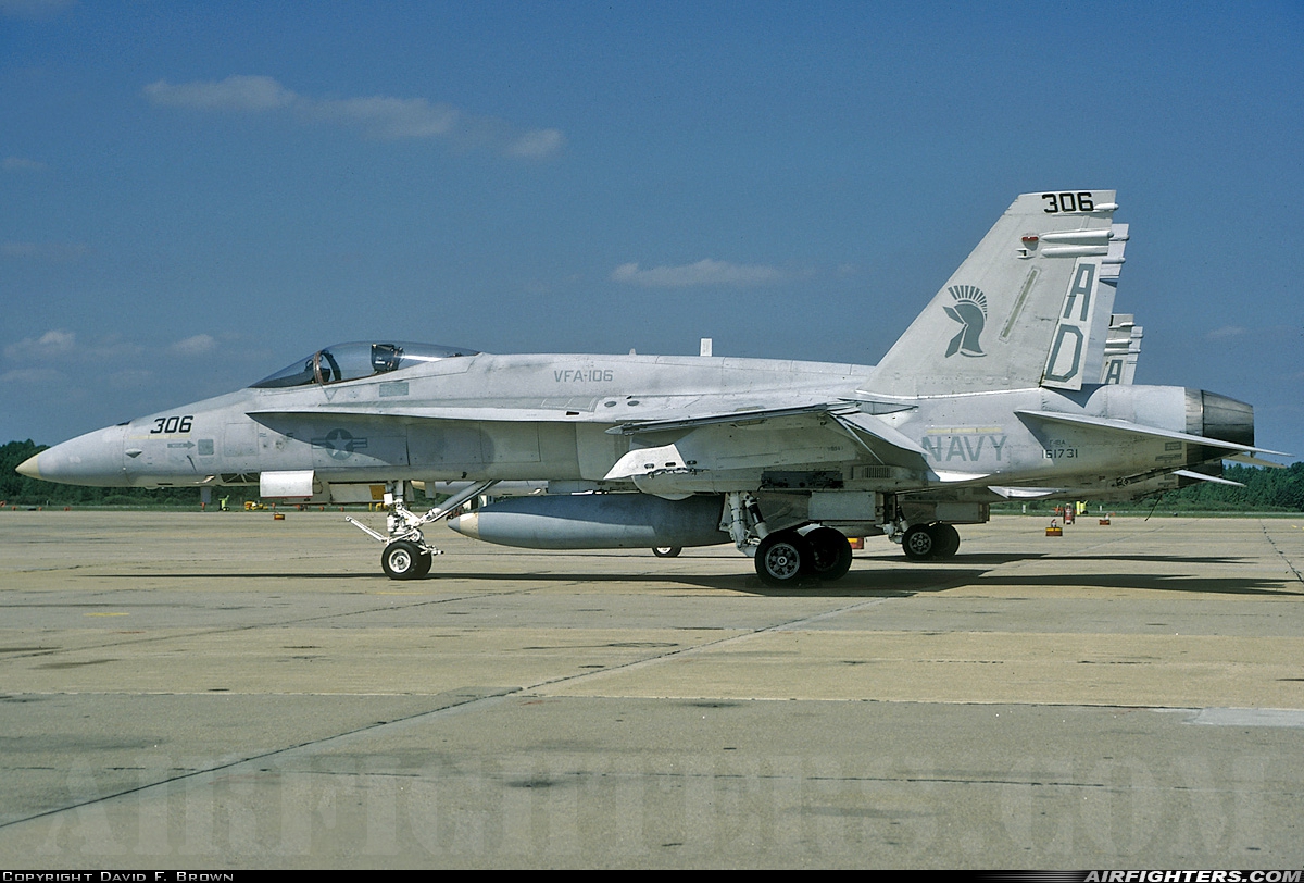 USA - Navy McDonnell Douglas F/A-18A Hornet 161731 at Virginia Beach - Oceana NAS / Apollo Soucek Field (NTU / KNTU), USA
