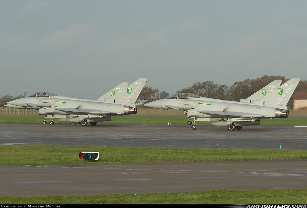 UK - Air Force Eurofighter Typhoon F2 ZJ925 at Coningsby (EGXC), UK