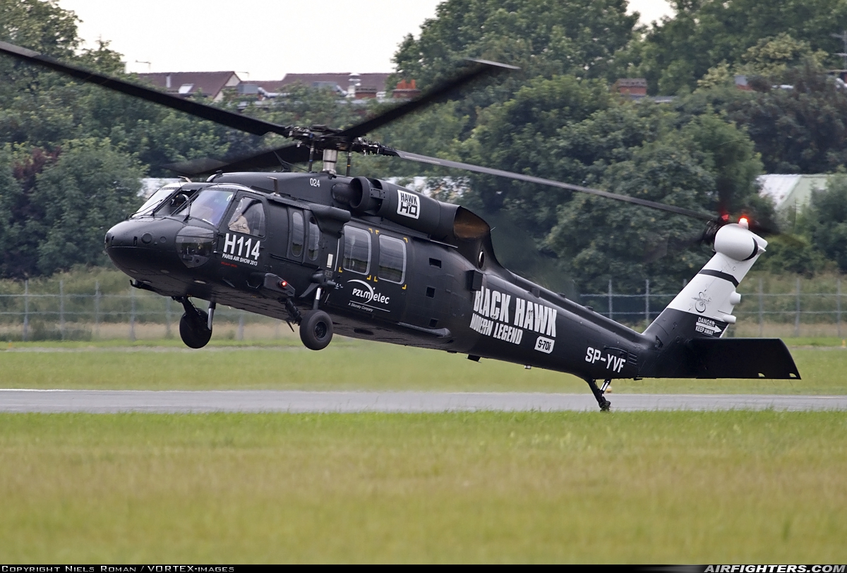 Company Owned - PZL-Mielec Sikorsky S-70I Black Hawk SP-YVF at Paris - Le Bourget (LBG / LFPB), France