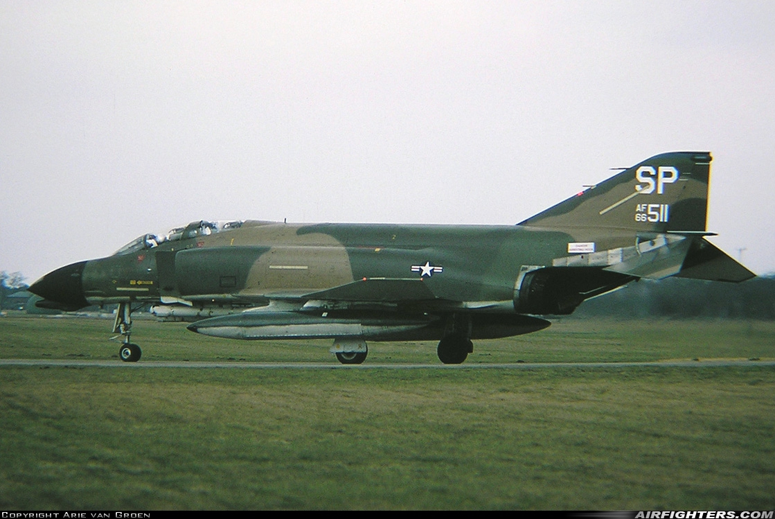 USA - Air Force McDonnell Douglas F-4D Phantom II 66-7511 at Breda - Gilze-Rijen (GLZ / EHGR), Netherlands