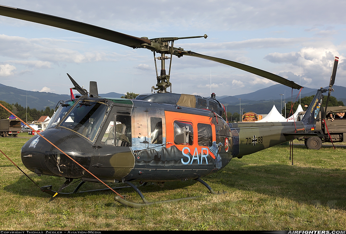 Germany - Air Force Bell UH-1D Iroquois (205) 70+88 at Zeltweg (LOXZ), Austria