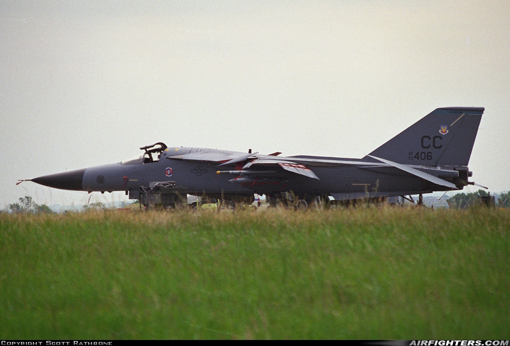USA - Air Force General Dynamics F-111F Aardvark 70-2406 at Fairford (FFD / EGVA), UK