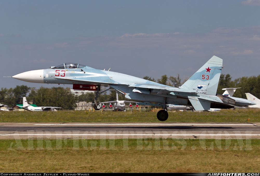 Russia - Air Force Sukhoi Su-27SM3 RF-93730 at Withheld, Russia