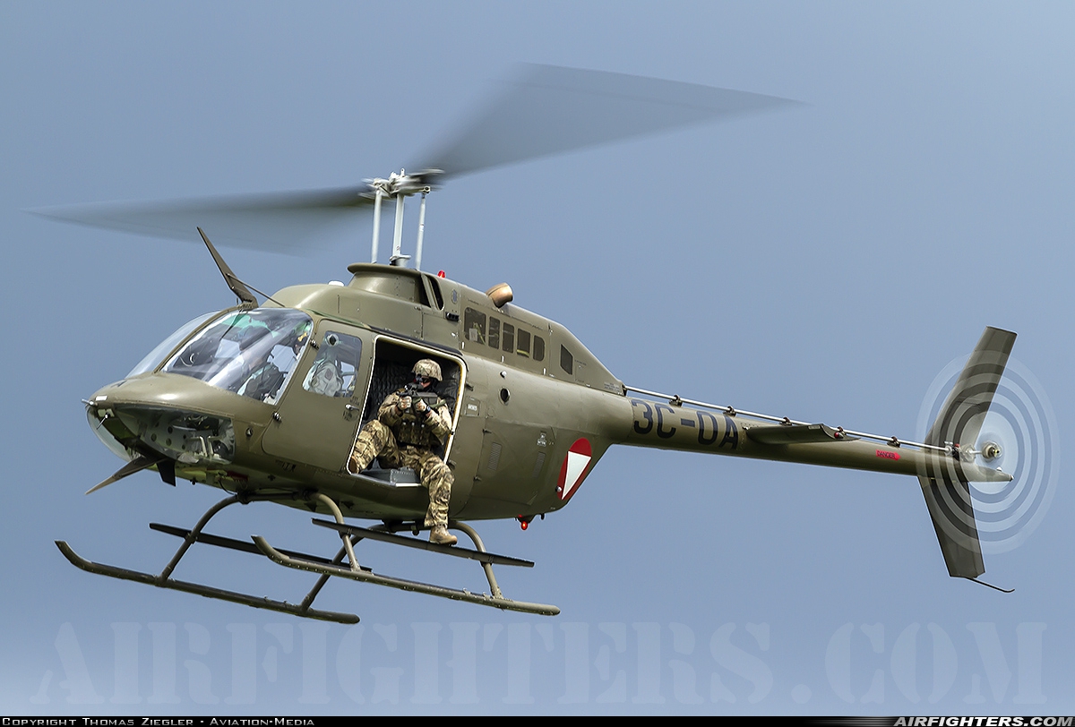 Austria - Air Force Bell OH-58B Kiowa 3C-OA at Zeltweg (LOXZ), Austria