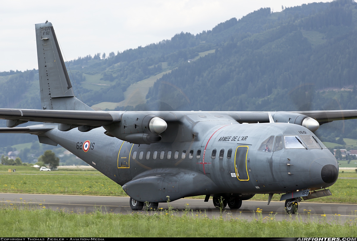 France - Air Force CASA CN235M-200 160 at Zeltweg (LOXZ), Austria