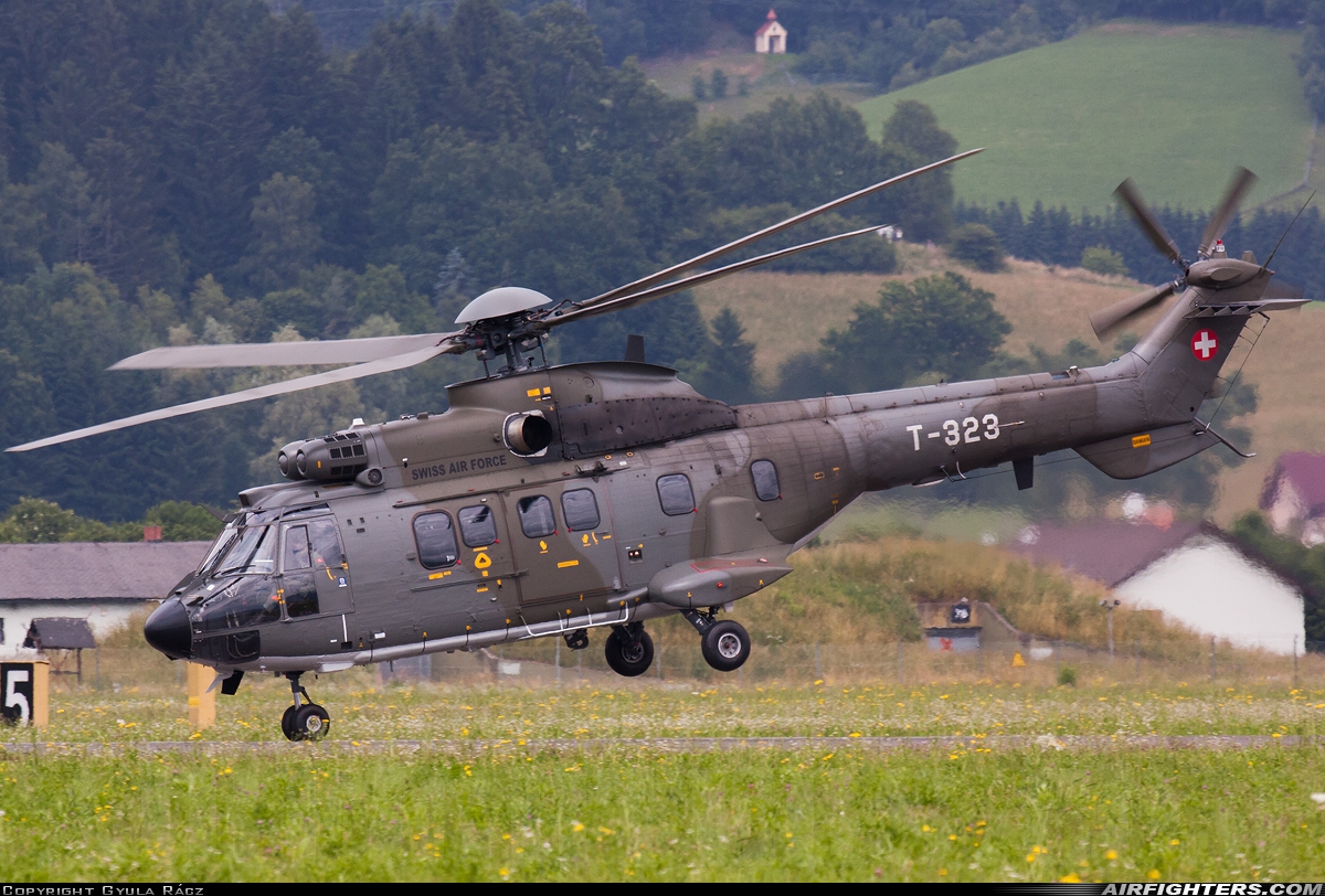 Switzerland - Air Force Aerospatiale AS-332M1 Super Puma T-323 at Zeltweg (LOXZ), Austria