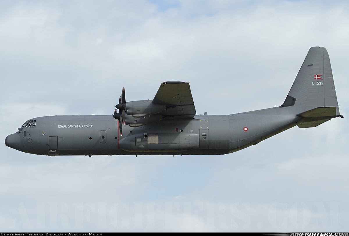 Denmark - Air Force Lockheed Martin C-130J-30 Hercules (L-382) B-538 at Uden - Volkel (UDE / EHVK), Netherlands