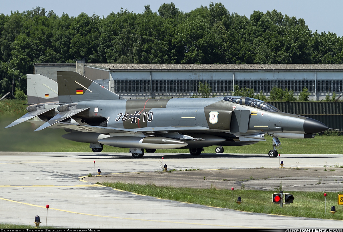 Germany - Air Force McDonnell Douglas F-4F Phantom II 38+10 at Neuburg - Zell (ETSN), Germany