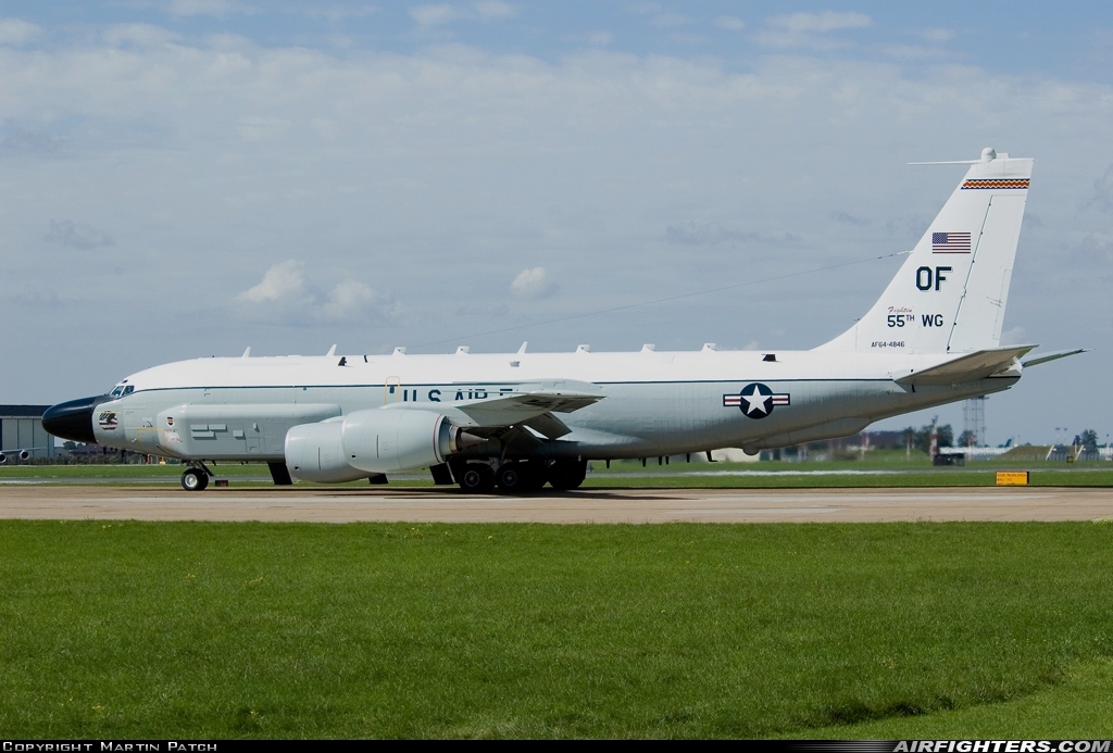 USA - Air Force Boeing RC-135V Rivet Joint (739-445B) 64-4846 at Mildenhall (MHZ / GXH / EGUN), UK