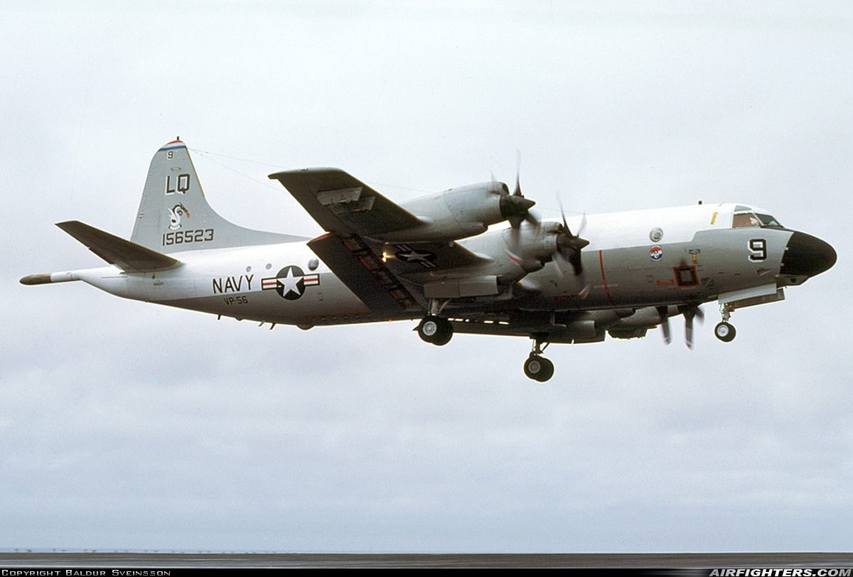 USA - Navy Lockheed P-3C Orion 156523 at Keflavik (KEF / BIKF), Iceland