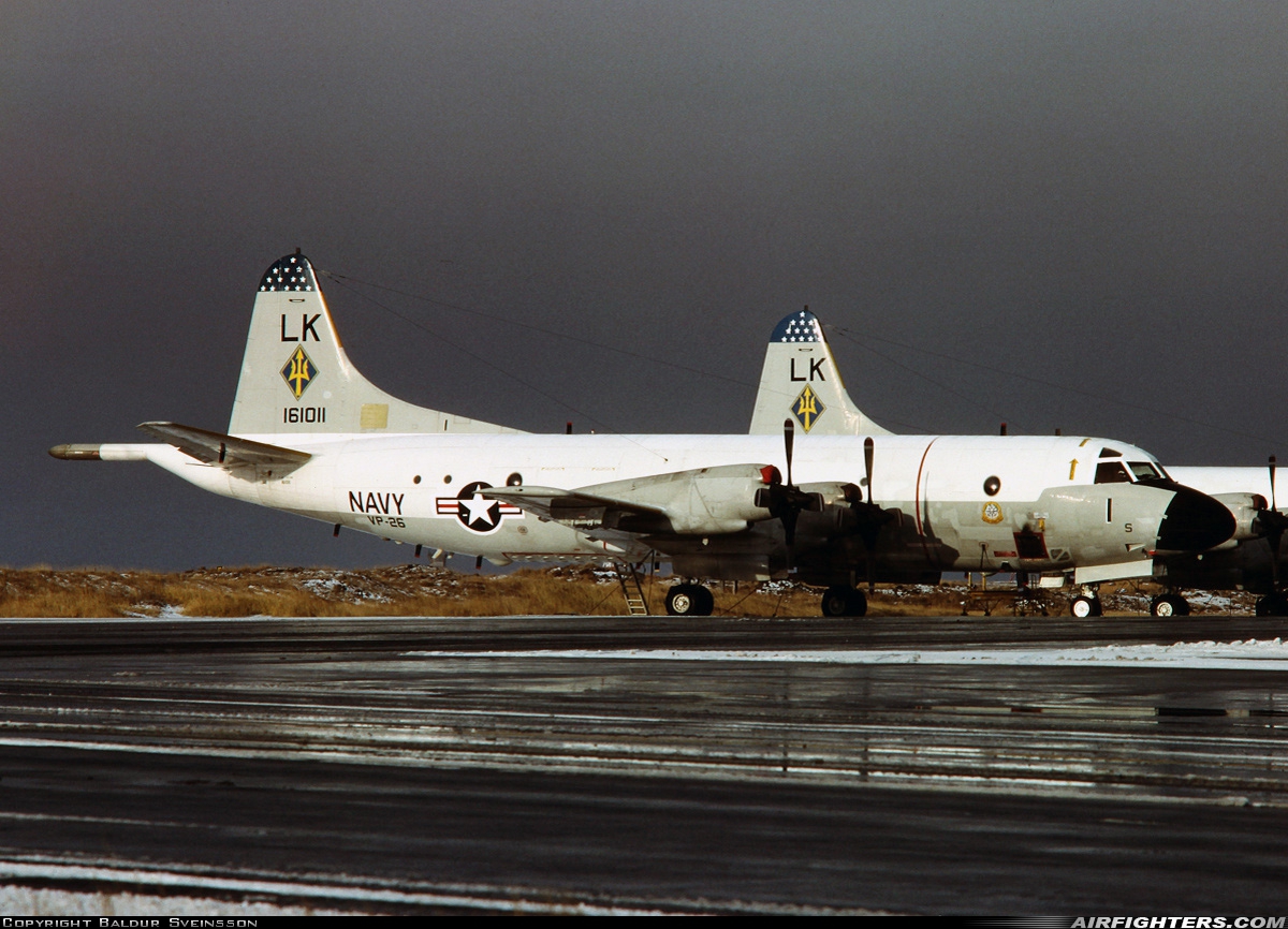 USA - Navy Lockheed P-3C Orion 161011 at Keflavik (KEF / BIKF), Iceland