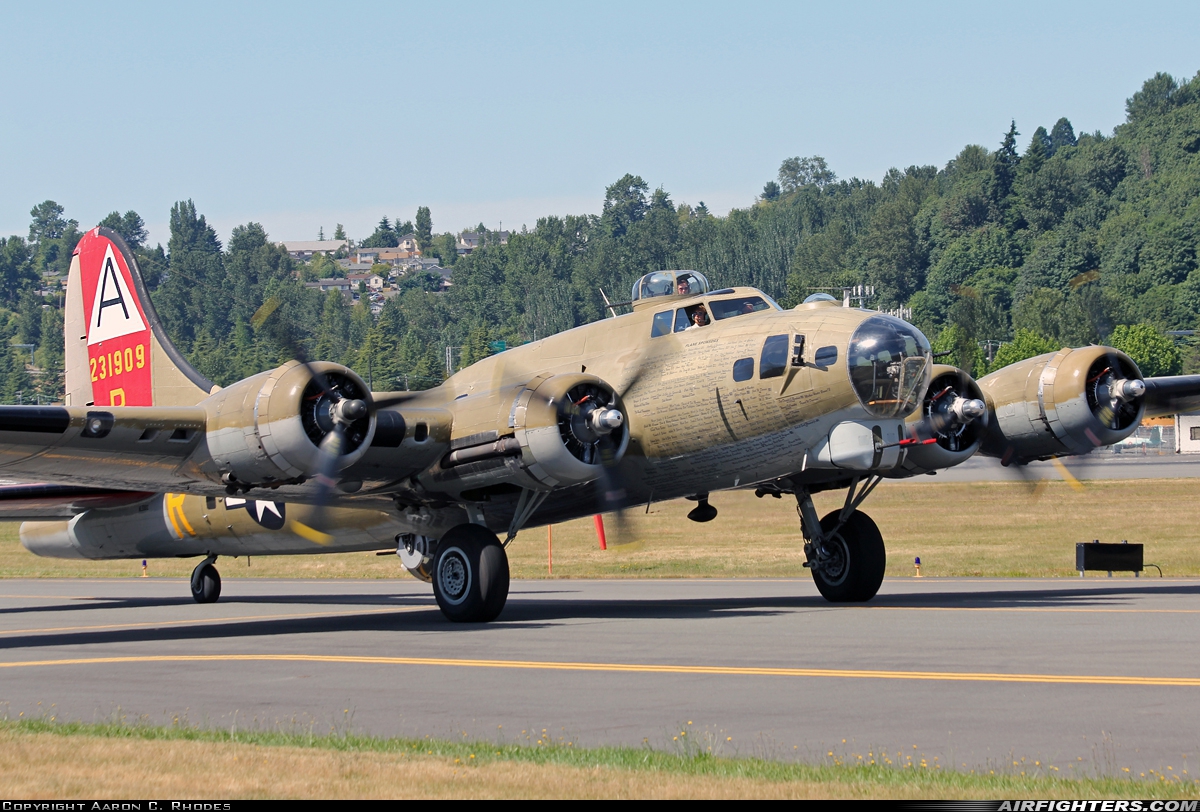 Private - Collings Foundation Boeing B-17G Flying Fortress (299P) NL93012 at Seattle - Boeing Field / King County Int. (BFI / KBFI), USA