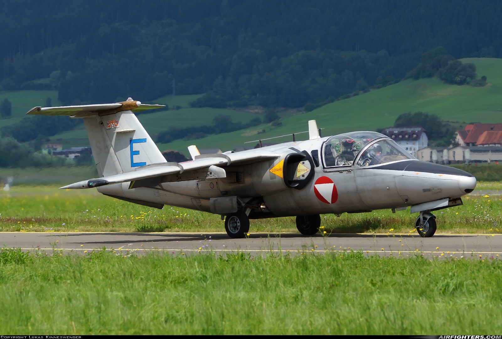 Austria - Air Force Saab 105Oe 1135 at Zeltweg (LOXZ), Austria