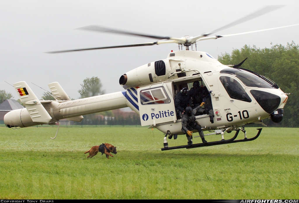 Belgium - Police MD Helicopters MD-902 Explorer G-10 at Off-Airport - Semmerzake, Belgium