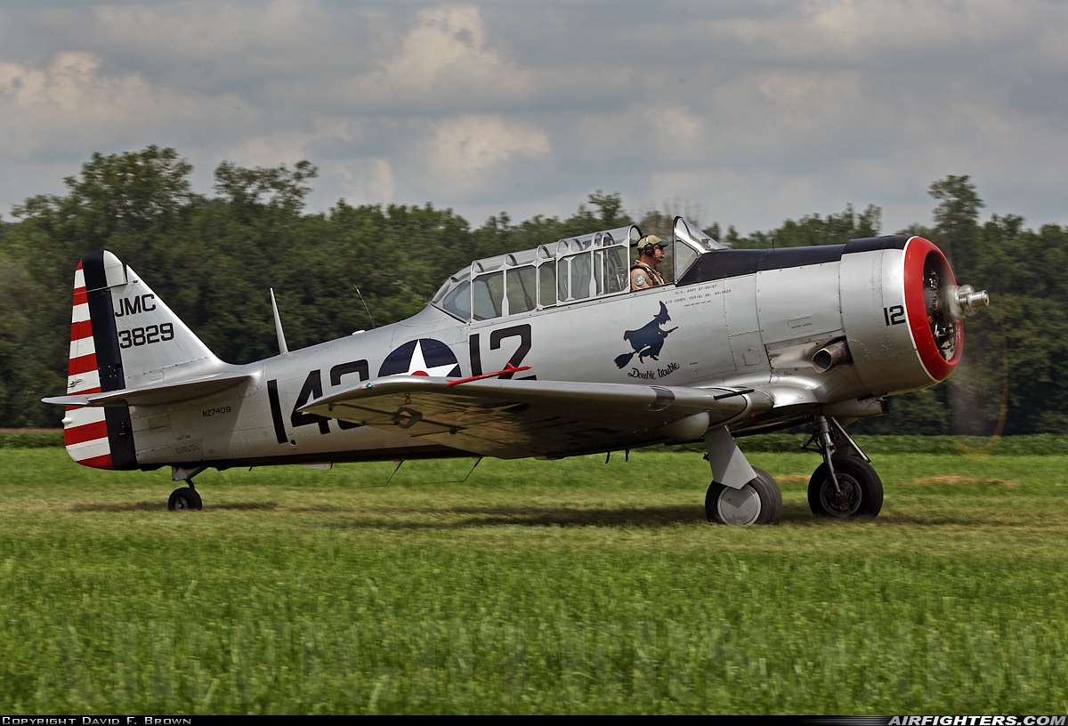 Private North American T-6G Texan N27409 at Geneseo (D52), USA