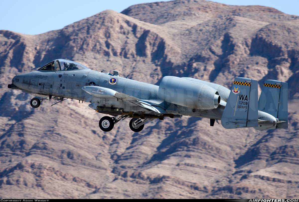 USA - Air Force Fairchild A-10C Thunderbolt II 78-0709 at Las Vegas - Nellis AFB (LSV / KLSV), USA