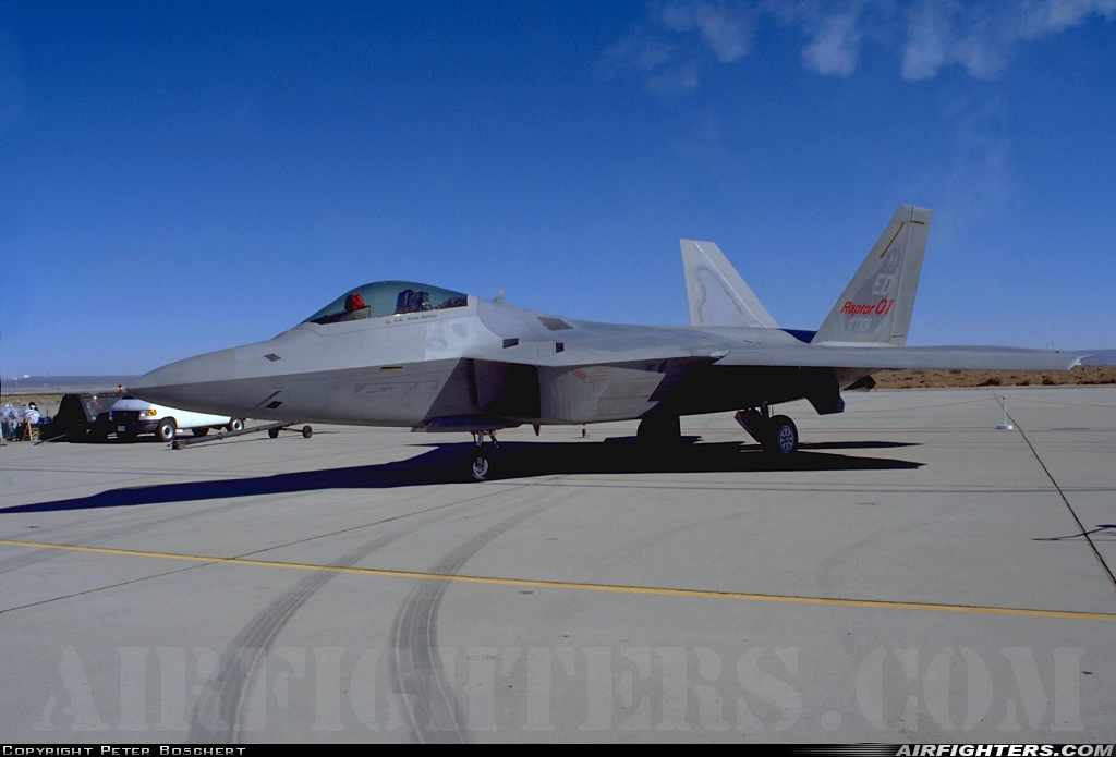 USA - Air Force Lockheed Martin F-22A Raptor 91-4001 at Edwards - AFB (EDW / KEDW), USA