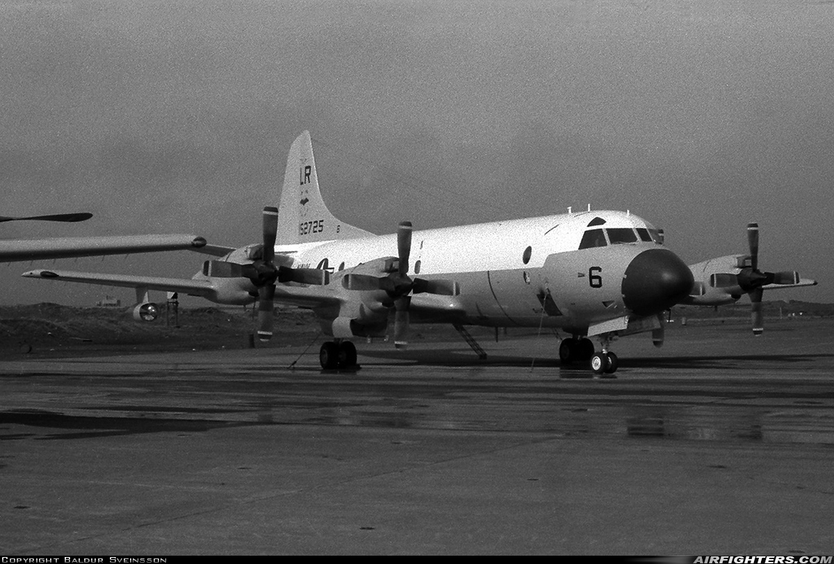 USA - Navy Lockheed P-3B Orion 152725 at Keflavik (KEF / BIKF), Iceland