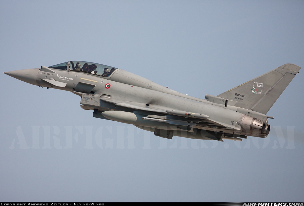 Italy - Air Force Eurofighter TF-2000A Typhoon (EF-2000T) MMX614 at Ingolstadt - Manching (ETSI), Germany