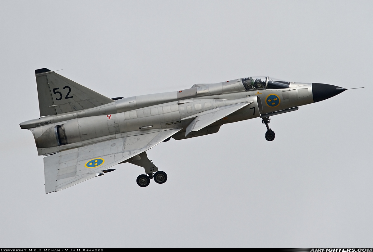 Private - Swedish Air Force Historic Flight Saab AJS37 Viggen SE-DXN at Uden - Volkel (UDE / EHVK), Netherlands