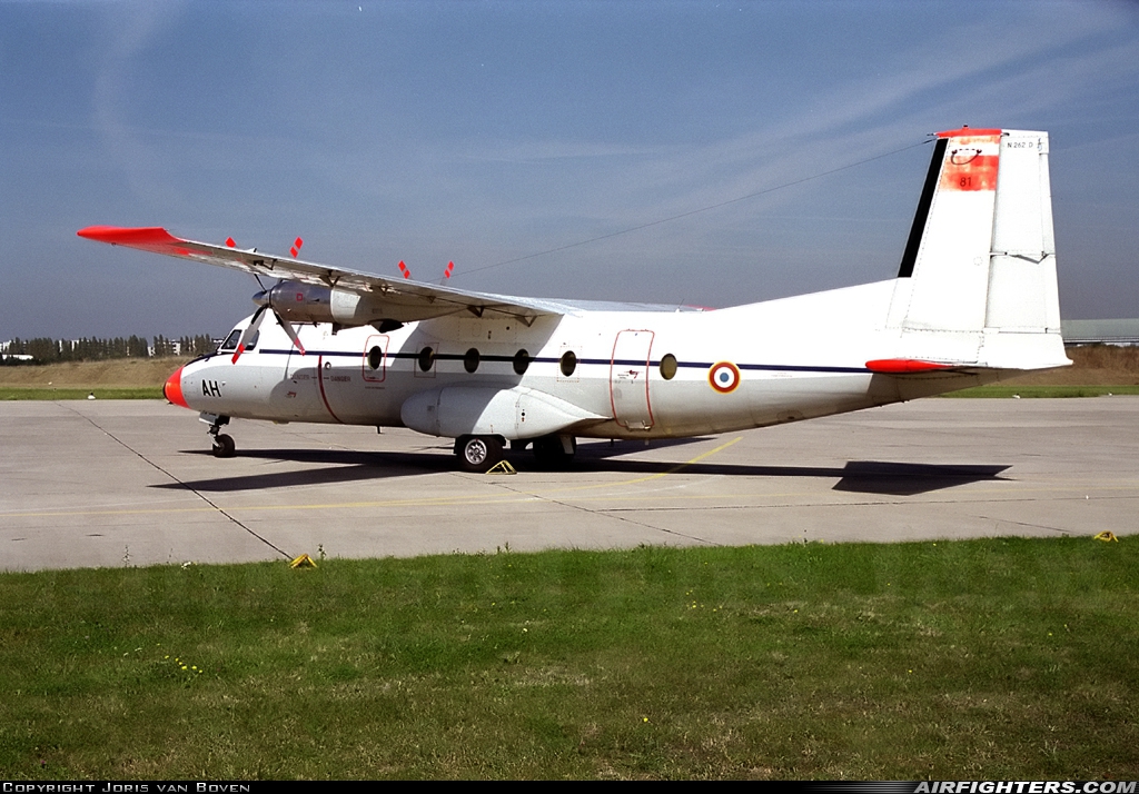 France - Air Force Nord N-262D Fregate 81 at Villacoublay (LFPV), France