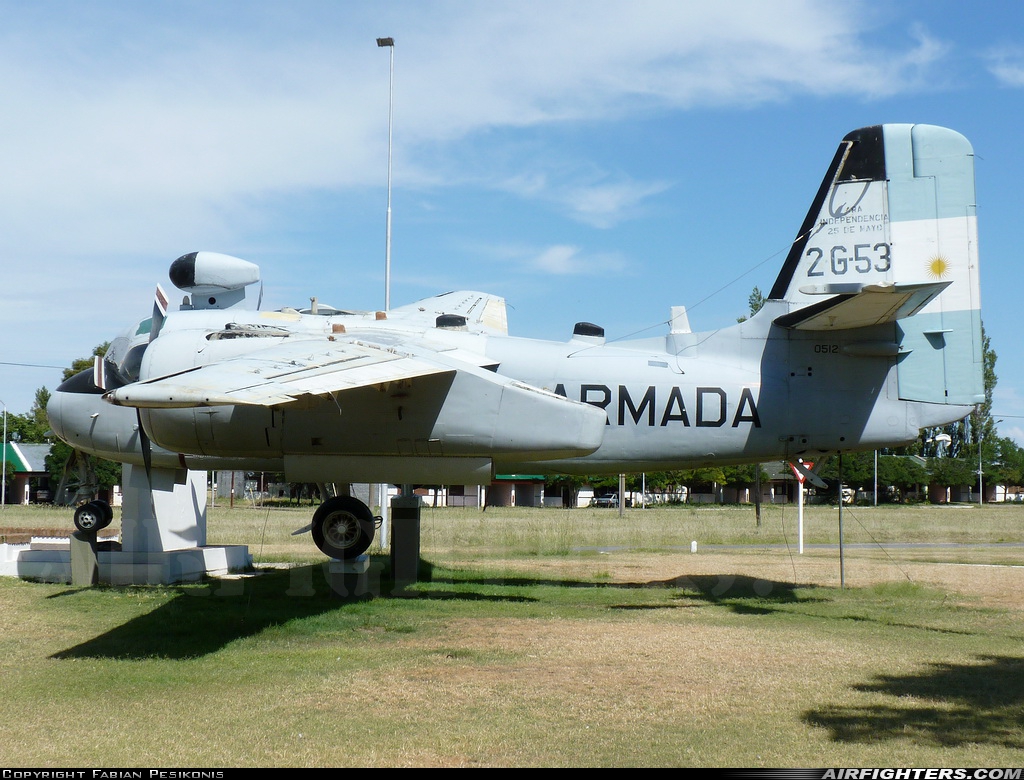 Argentina - Navy Grumman US-2A Tracker (G-89/S2F-1U) 2-G-53 at Bahia Blanca - Comandante Espora (BHI - SAZB), Argentina