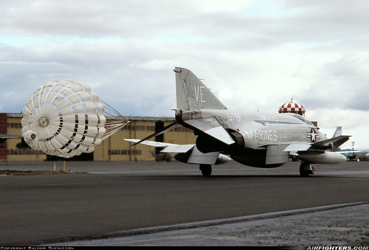 USA - Marines McDonnell Douglas F-4S Phantom II 155781 at Keflavik (KEF / BIKF), Iceland