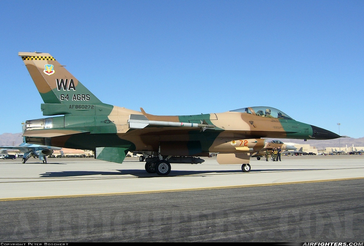 USA - Air Force General Dynamics F-16C Fighting Falcon 86-0272 at Las Vegas - Nellis AFB (LSV / KLSV), USA