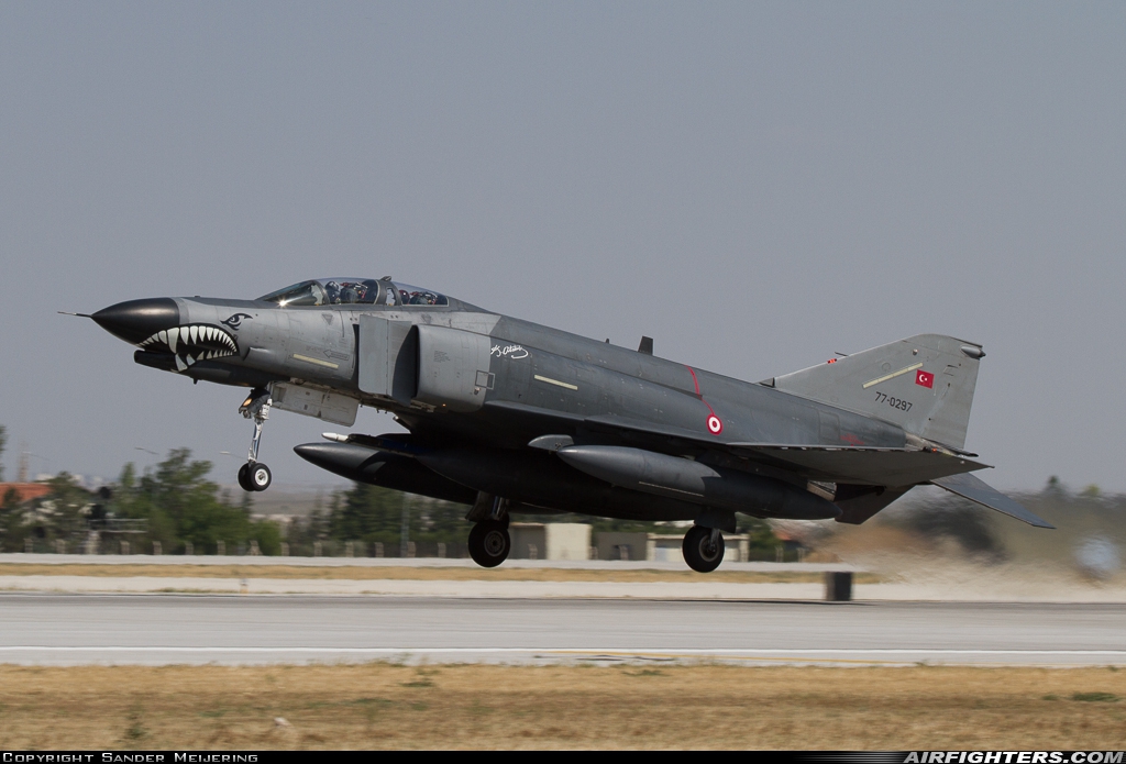 Türkiye - Air Force McDonnell Douglas F-4E-2020 Terminator 77-0297 at Konya (KYA / LTAN), Türkiye