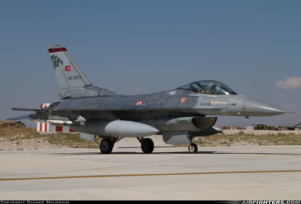 Türkiye - Air Force General Dynamics F-16C Fighting Falcon 94-0073 at Konya (KYA / LTAN), Türkiye