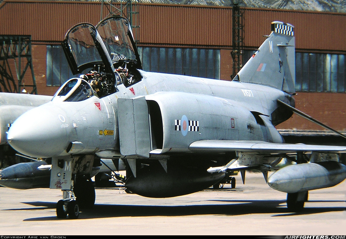 UK - Air Force McDonnell Douglas Phantom FG1 (F-4K) XV577 at Leuchars (St. Andrews) (ADX / EGQL), UK