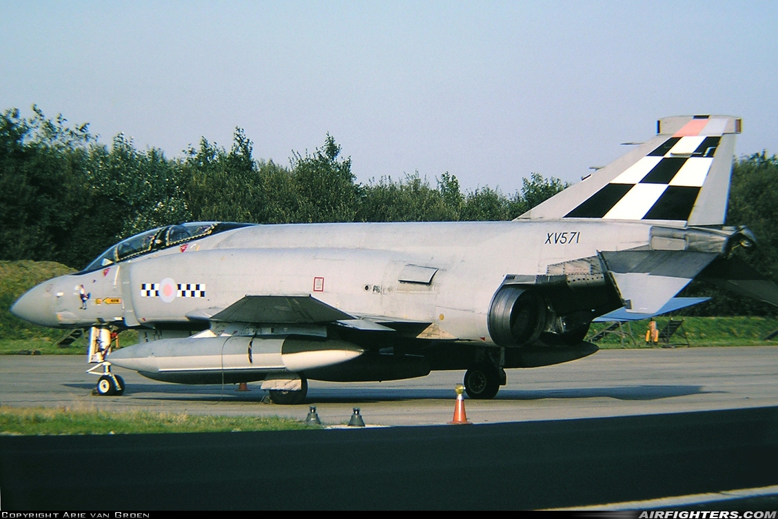 UK - Air Force McDonnell Douglas Phantom FG1 (F-4K) XV571 at Leeuwarden (LWR / EHLW), Netherlands