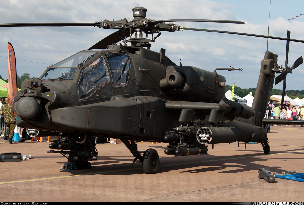 Netherlands - Air Force Boeing AH-64DN Apache Longbow Q-16 at Fairford (FFD / EGVA), UK