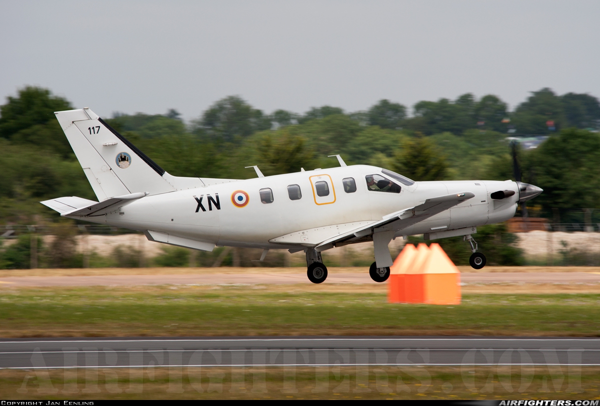 France - Air Force Socata TBM-700A 117 at Fairford (FFD / EGVA), UK