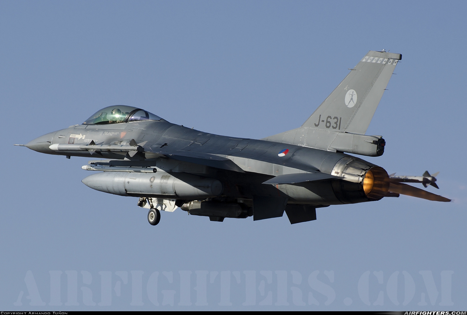 Netherlands - Air Force General Dynamics F-16AM Fighting Falcon J-631 at Albacete (- Los Llanos) (LEAB), Spain