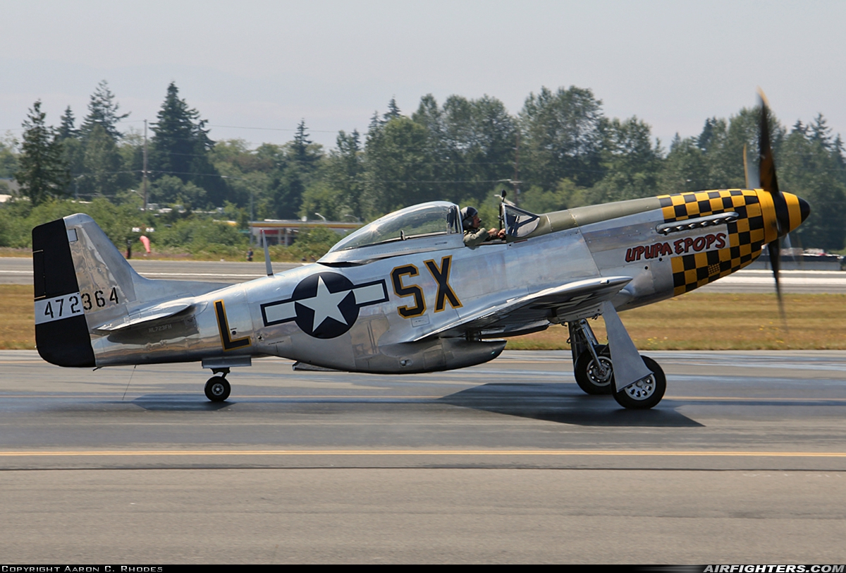 Private - Flying Heritage Collection North American P-51D Mustang NL723FH at Everett - Snohomish County / Paine Field (PAE / KPAE), USA