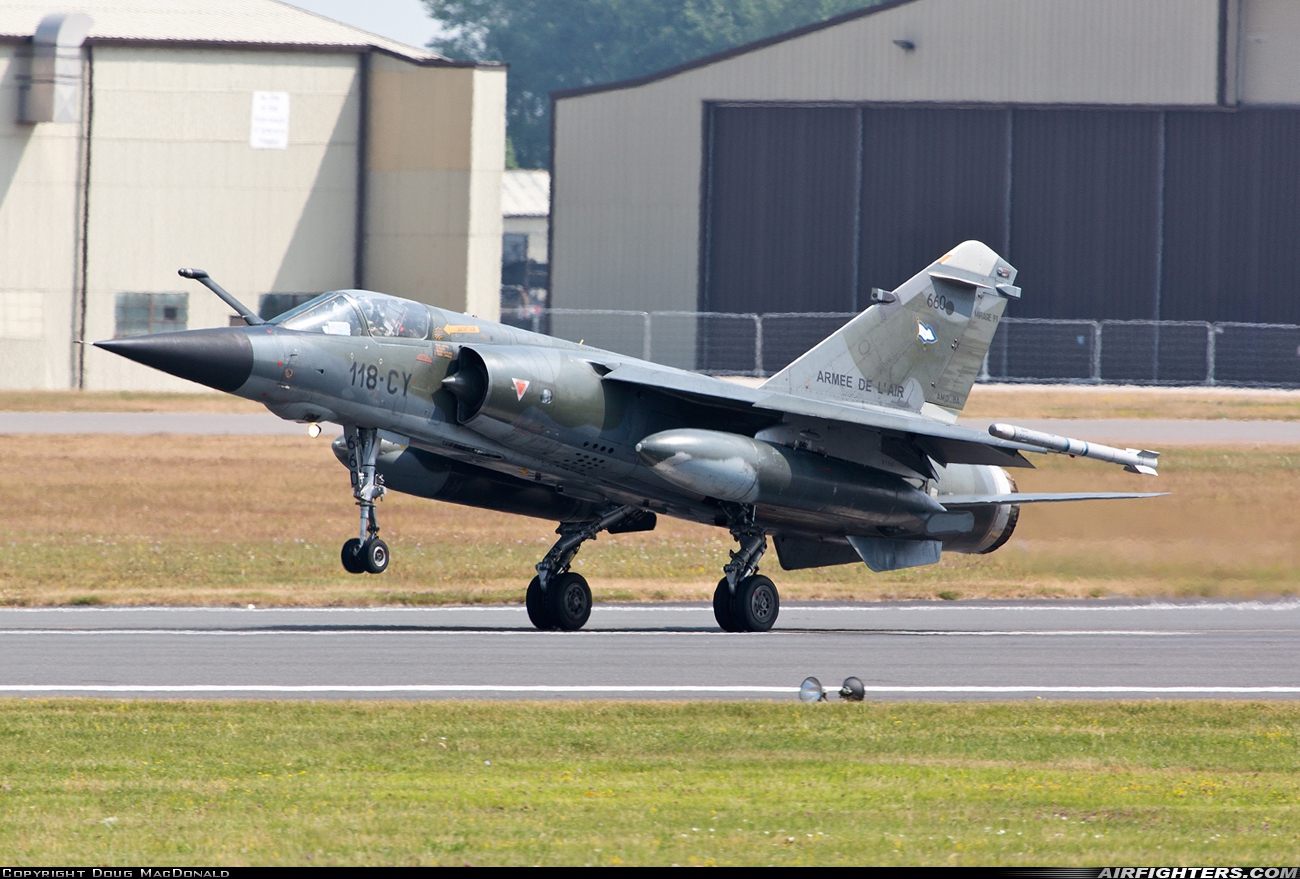 France - Air Force Dassault Mirage F1CR 660 at Fairford (FFD / EGVA), UK