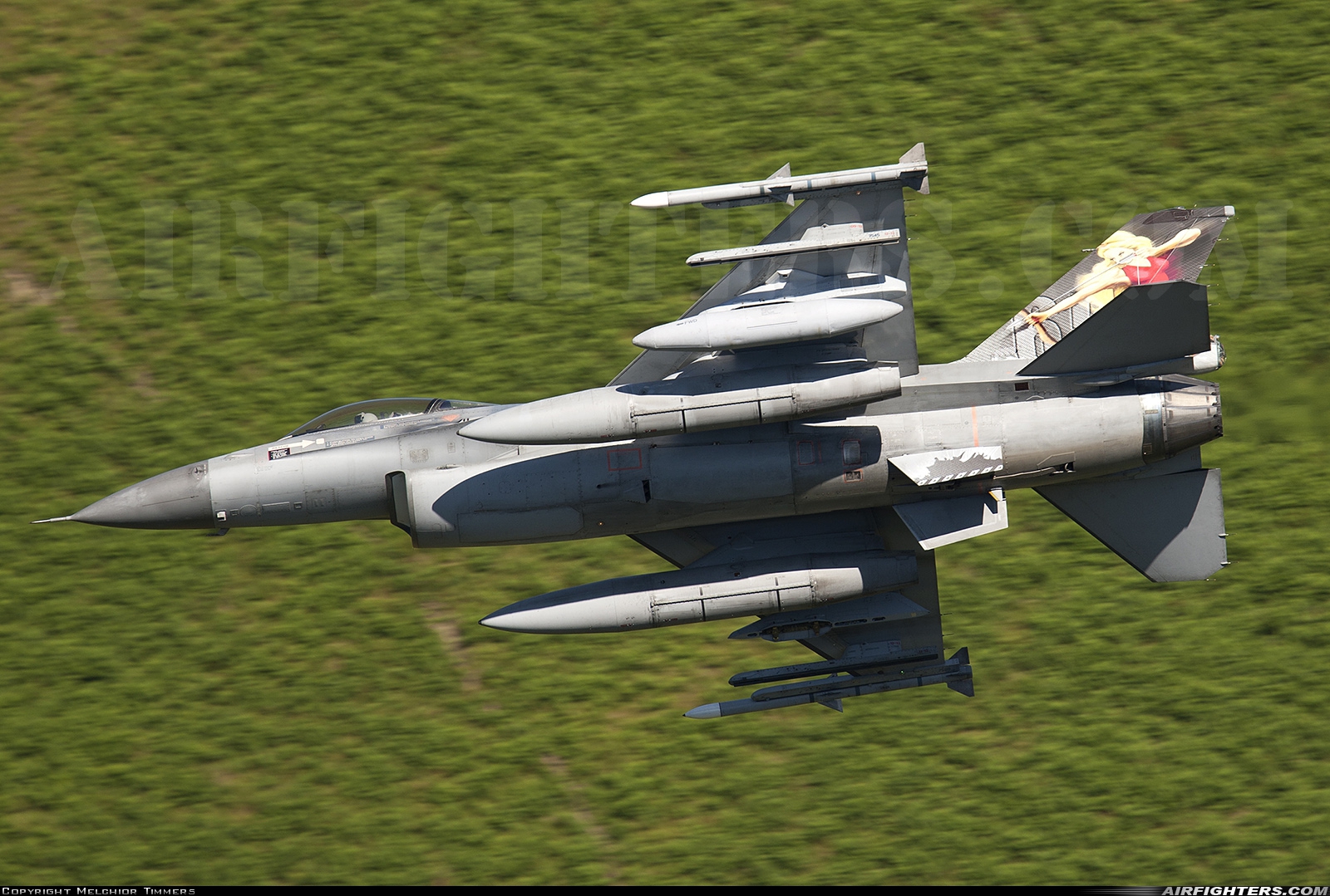 Netherlands - Air Force General Dynamics F-16AM Fighting Falcon J-002 at Off-Airport - Machynlleth Loop Area, UK