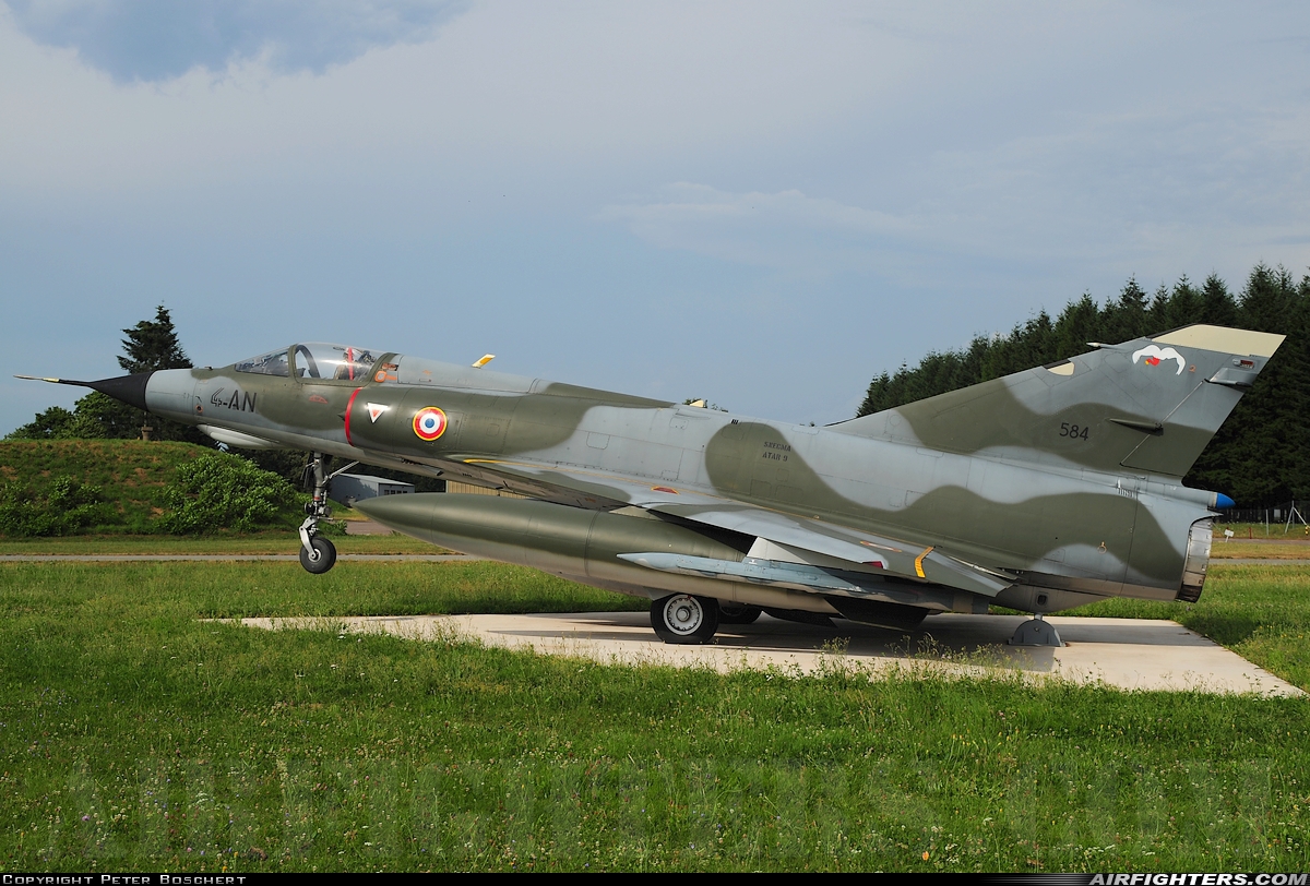 France - Air Force Dassault Mirage IIIE 584 at Luxeuil - St. Sauveur (LFSX), France
