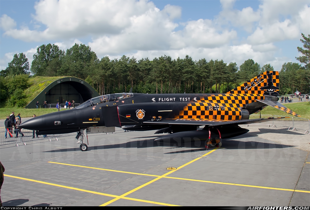Germany - Air Force McDonnell Douglas F-4F Phantom II 38+13 at Wittmundhafen (Wittmund) (ETNT), Germany