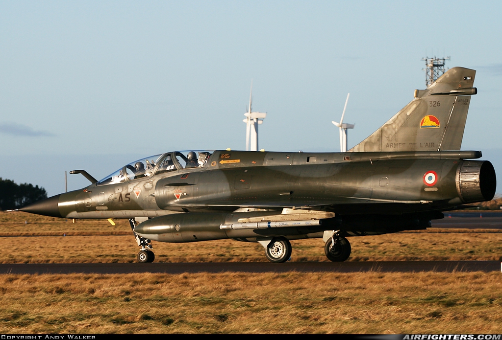 France - Air Force Dassault Mirage 2000N 326 at Kinloss (FSS / EGQK), UK