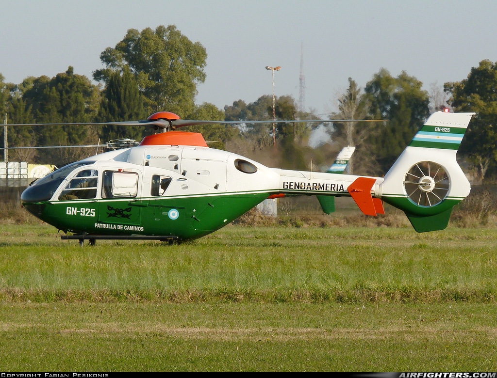 Argentina - Gendarmeria Eurocopter EC-135T2 GN-925 at Off-Airport - Buenos Aires, Argentina