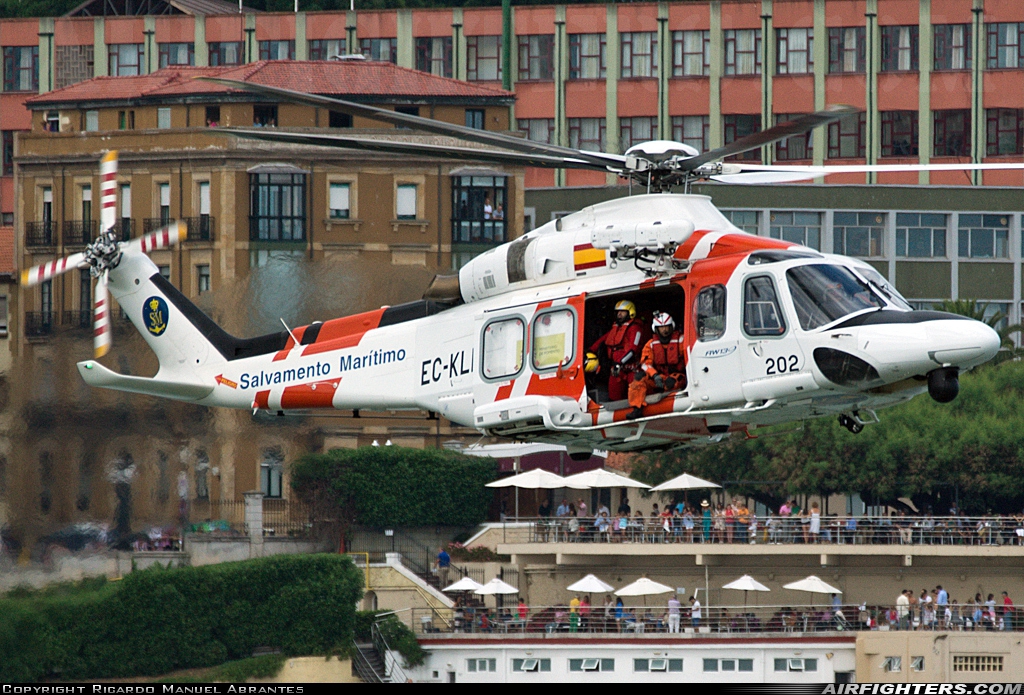 Spain - Maritime Safety and Rescue Agency AgustaWestland AW139 EC-KLM at Off-Airport - Gijon, Spain